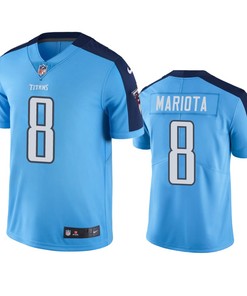 Tennessee Titans Marcus Mariota Light Blue Nike Color Rush Limited Jersey