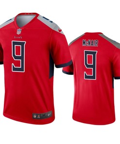 Tennessee Titans Steve Mcnair Red Inverted Legend Jersey
