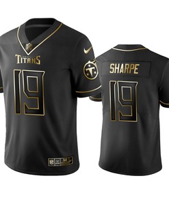 Tennessee Titans Tajae Sharpe Black Golden Edition 2019 Vapor Untouchable Limited Jersey - Mens