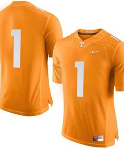 Tennessee Volunteers #1 Orange Football Jersey