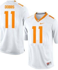 Tennessee Volunteers #11 Joshua Dobbs White Football Jersey