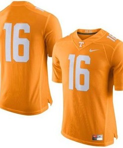 Tennessee Volunteers #16 Peyton Manning Orange Football Jersey