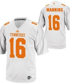 Tennessee Volunteers #16 Peyton Manning White Football Jersey