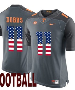 Tennessee Volunteers Gray Joshua Dobbs NCAA Football Limited Jersey