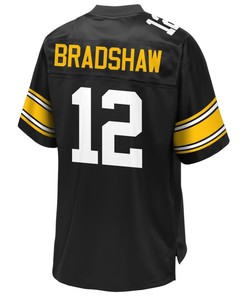 Terry Bradshaw Pittsburgh Steelers Nfl Pro Line Retired Player Jersey - Black