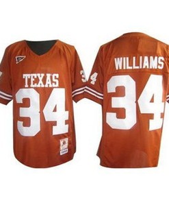 Texas Longhorns #34 Ricky Williams Orange Football Jersey