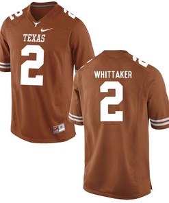 Texas Longhorns Brunt Orange Fozzy Whittaker Football Jersey