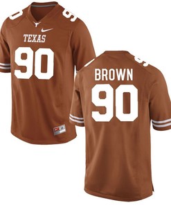 Texas Longhorns Brunt Orange Malcom Brown Football Jersey