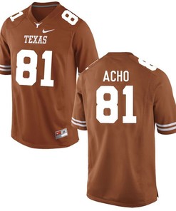 Texas Longhorns Brunt Orange Sam Acho Football Jersey