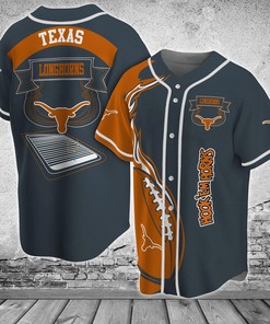 Texas Longhorns NCAA Baseball Jersey Shirt Classic