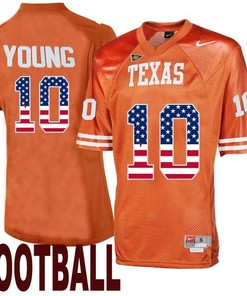 Texas Longhorns Orange Vince Young NCAA Football Limited Jersey