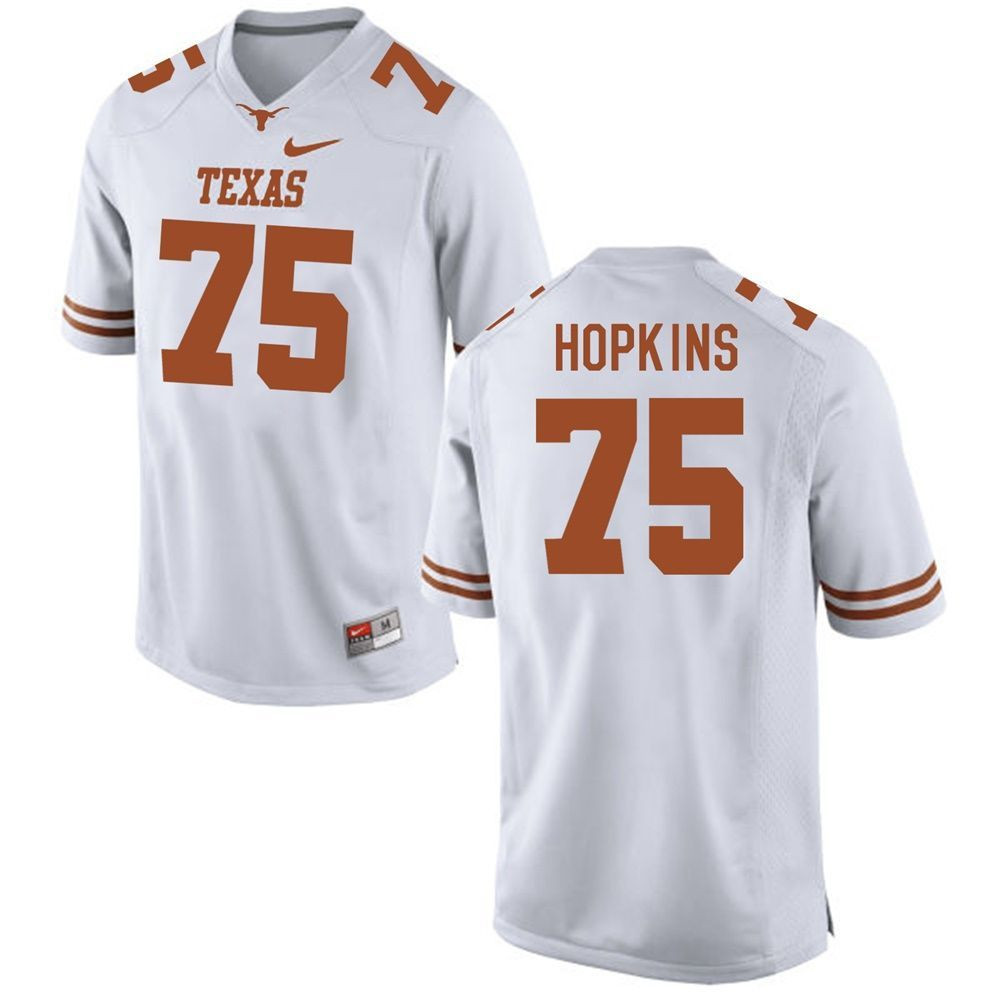 Texas Longhorns White Trey Hopkins Football Jersey