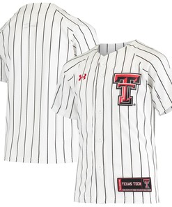 Texas Tech Red Raiders Under Armour Replica Baseball Jersey - White Ncaa