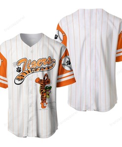 Tigger Personalized 3d Baseball Jersey