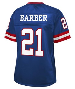 Tiki Barber New York Giants Nfl Pro Line Womens Retired Player Jersey - Royal