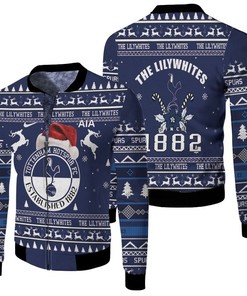 Tottenham Hotspur FC Ugly Christmas Style Bomber Jacket