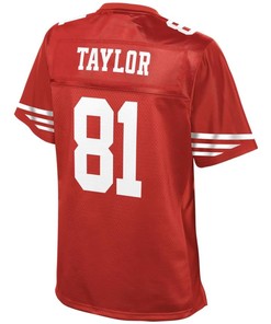 Trent Taylor San Francisco 49ers Nfl Pro Line Womens Team Color Player Jersey - Scarlet