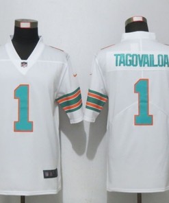 Tua Tagovailoa #1 2020 Nfl White Jersey Jersey