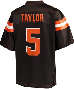 Tyrod Taylor Cleveland Browns Nfl Pro Line Youth Team Color Player Jersey - Brown