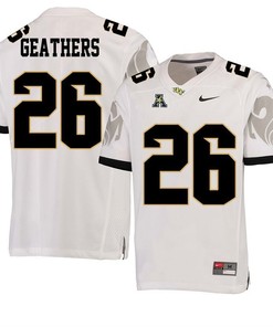 UCF Knights White Clayton Geathers College Football Jersey
