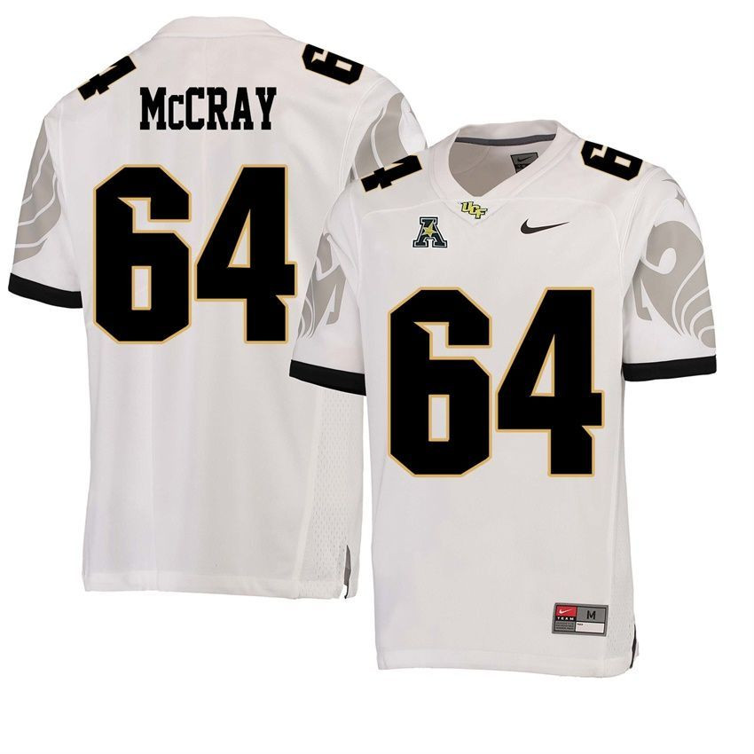 UCF Knights White Justin McCray College Football Jersey