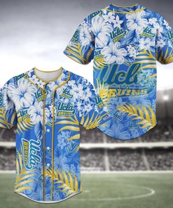 UCLA Bruins NCAA Baseball Jersey Shirt Flower