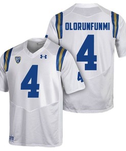 UCLA Bruins White Bolu Olorunfunmi College Football Jersey