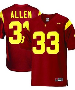 USC Trojans #33 Marcus Allen Red Football Jersey