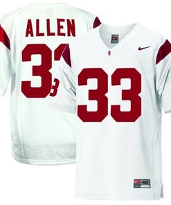 USC Trojans #33 Marcus Allen White Football Jersey