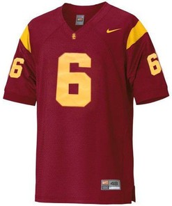 USC Trojans #6 Mark Sanchez Red Football Jersey