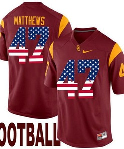USC Trojans Maroon Clay Matthews NCAA Football Limited Jersey