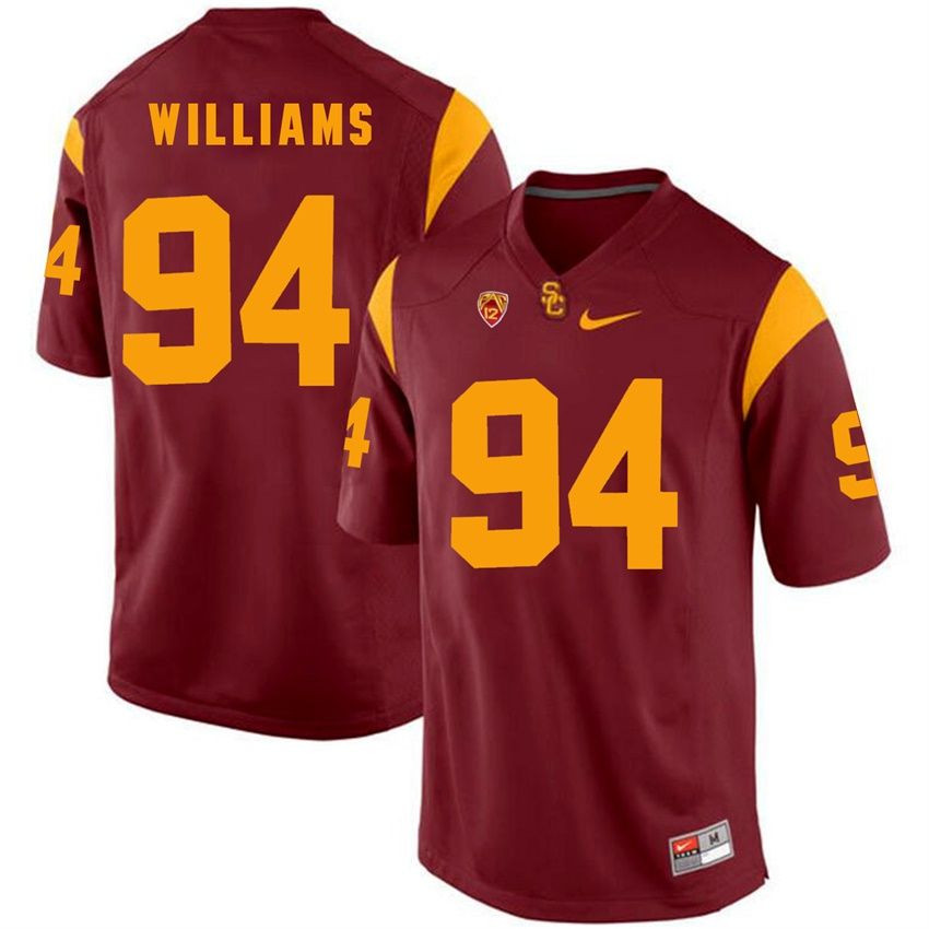 USC Trojans Red Leonard Williams College Football Jersey
