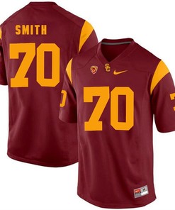 USC Trojans Red Tyron Smith College Football Jersey