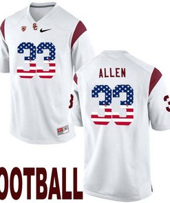 USC Trojans White Marcus Allen NCAA Football Limited Jersey