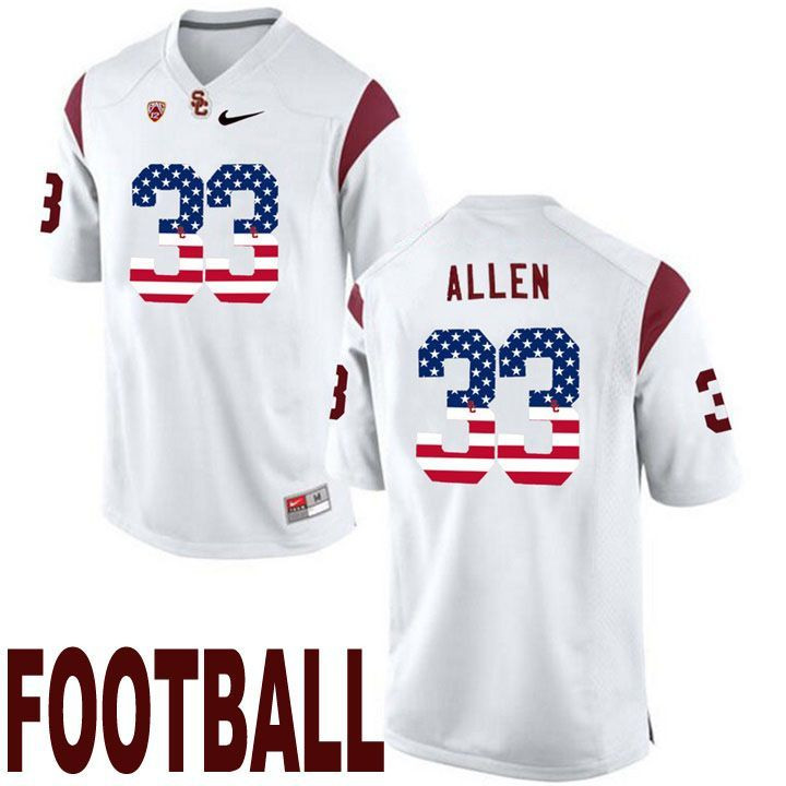 USC Trojans White Marcus Allen NCAA Football Limited Jersey