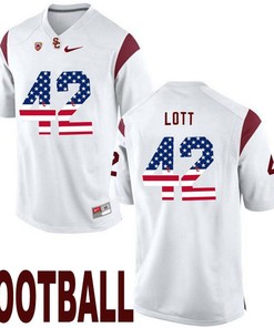 USC Trojans White Ronnie Lott NCAA Football Limited Jersey
