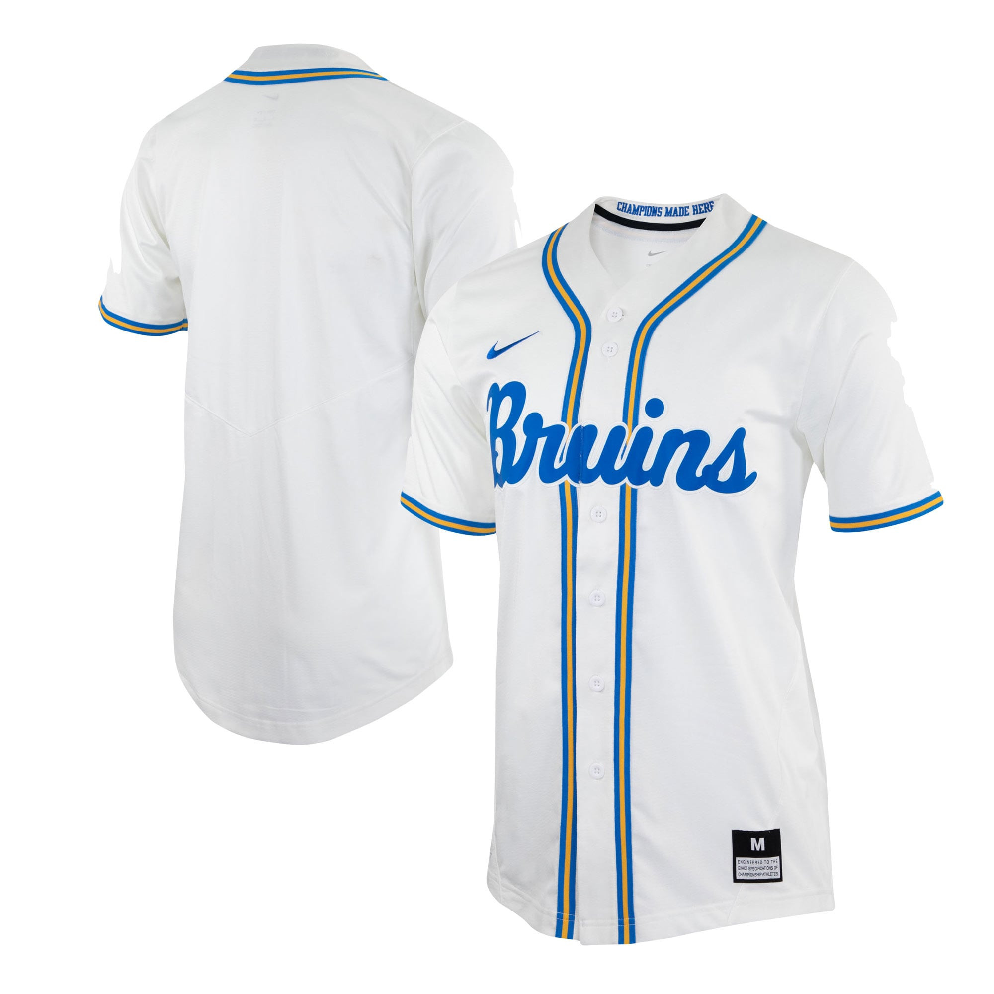 Ucla Bruins Replica Baseball Jersey White Ncaa