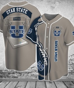 Utah State Aggies NCAA Baseball Jersey Shirt Classic