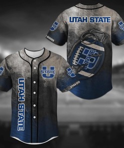 Utah State Aggies NCAA Grenade Baseball Jersey Shirt for Fans