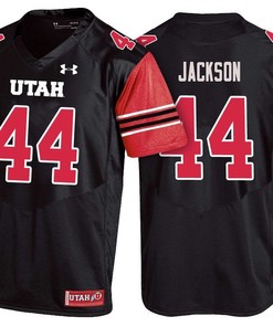Utah Utes Black Jake Jackson College Football Jersey