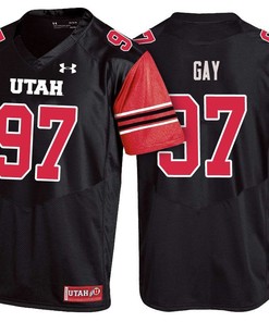 Utah Utes Black Matt Gay College Football Jersey