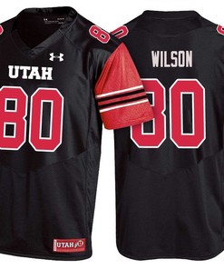 Utah Utes Black Siaosi Wilson College Football Jersey