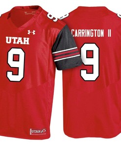 Utah Utes Red Darren Carrington II College Football Jersey
