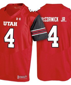 Utah Utes Red Troy McCormick Jr. College Football Jersey