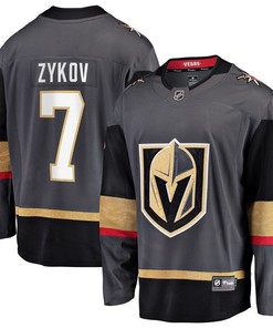 Valentin Zykov Vegas Golden Knights Home Breakaway Player Jersey - Black