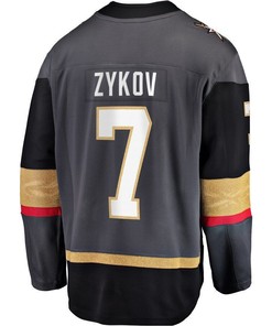 Valentin Zykov Vegas Golden Knights Home Breakaway Player Jersey - Black