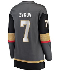 Valentin Zykov Vegas Golden Knights Women's Home Breakaway Player Jersey - Black