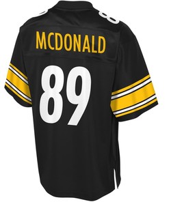 Vance Mcdonald Pittsburgh Steelers Nfl Pro Line Team Color Player Jersey - Black