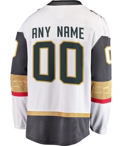 Vegas Golden Knights Away Breakaway Custom Jersey - White