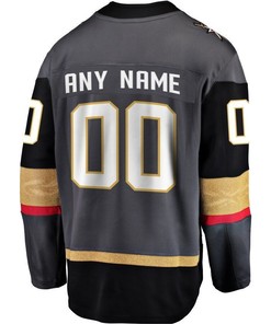 Vegas Golden Knights Home Breakaway Custom Jersey - Black